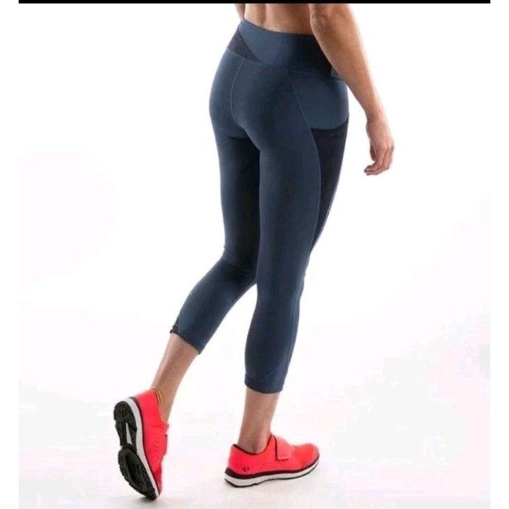 Pearl Izumi Women's Large Wander Crop Cycle Tights Dusty Blue Never Worn